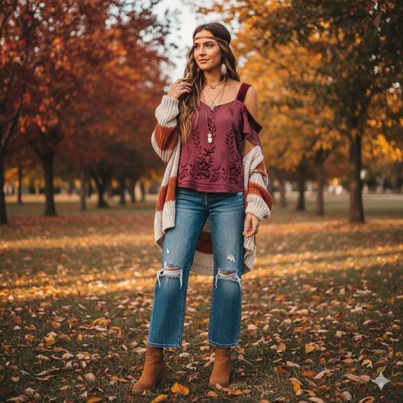 Francesca's Whimsy Boho Floral Velvet Cold Shoulder Tank Top Women's Size XS - Picture 1 of 12